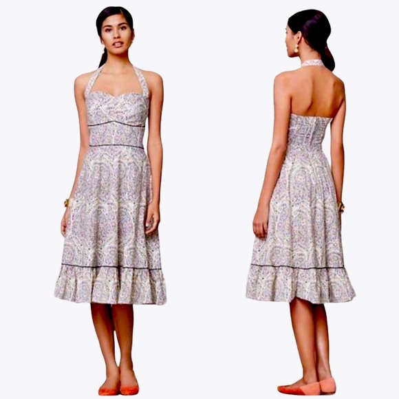 Anthropologie Girls From Savoy Midi Dress - 2/4 - Picture 10 of 17